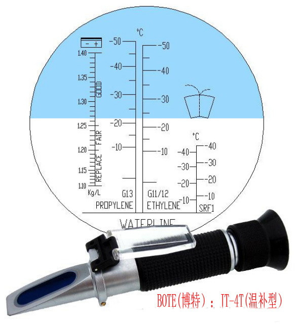 涿州博特JT-4T手持防凍液冰點儀功能用途