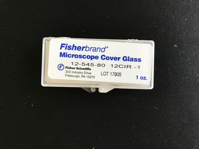 Fisherbrand 飛世爾 蓋玻片 耐腐 矩形蓋玻片 12-545M