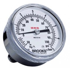 BROOKS INSTRUMENT 機械壓力表122 系列