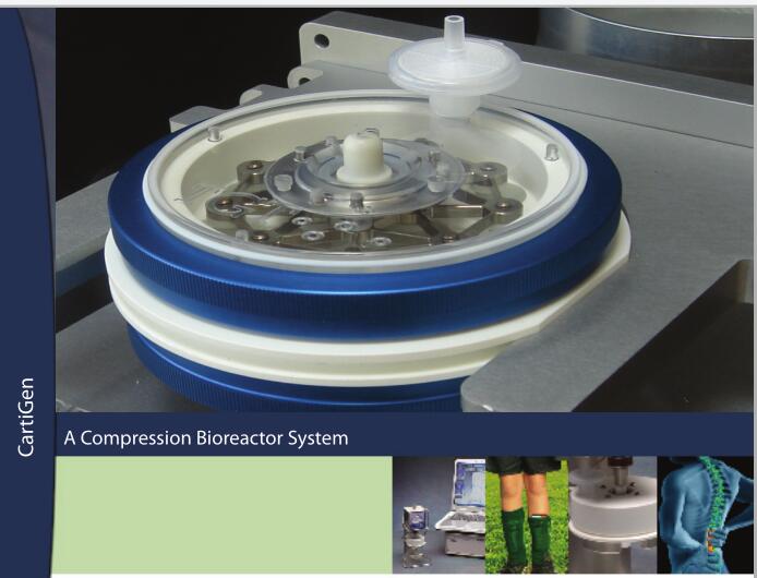 CartiGen三維軟骨組織塊壓力加載培養系統