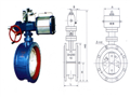 D641X氣動法蘭式蝶閥-華力特閥門